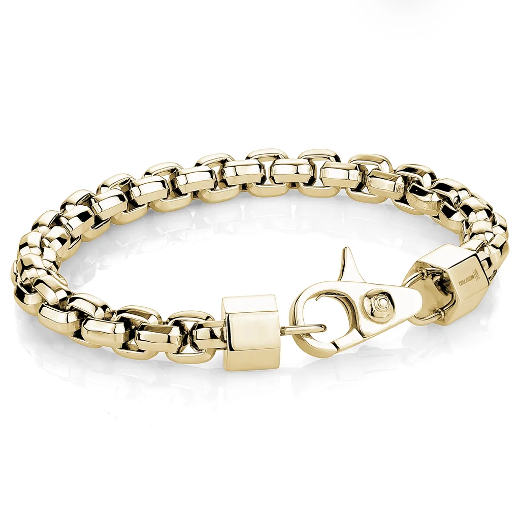 MEN'S LINK LOBSTER LOCK BRACELET