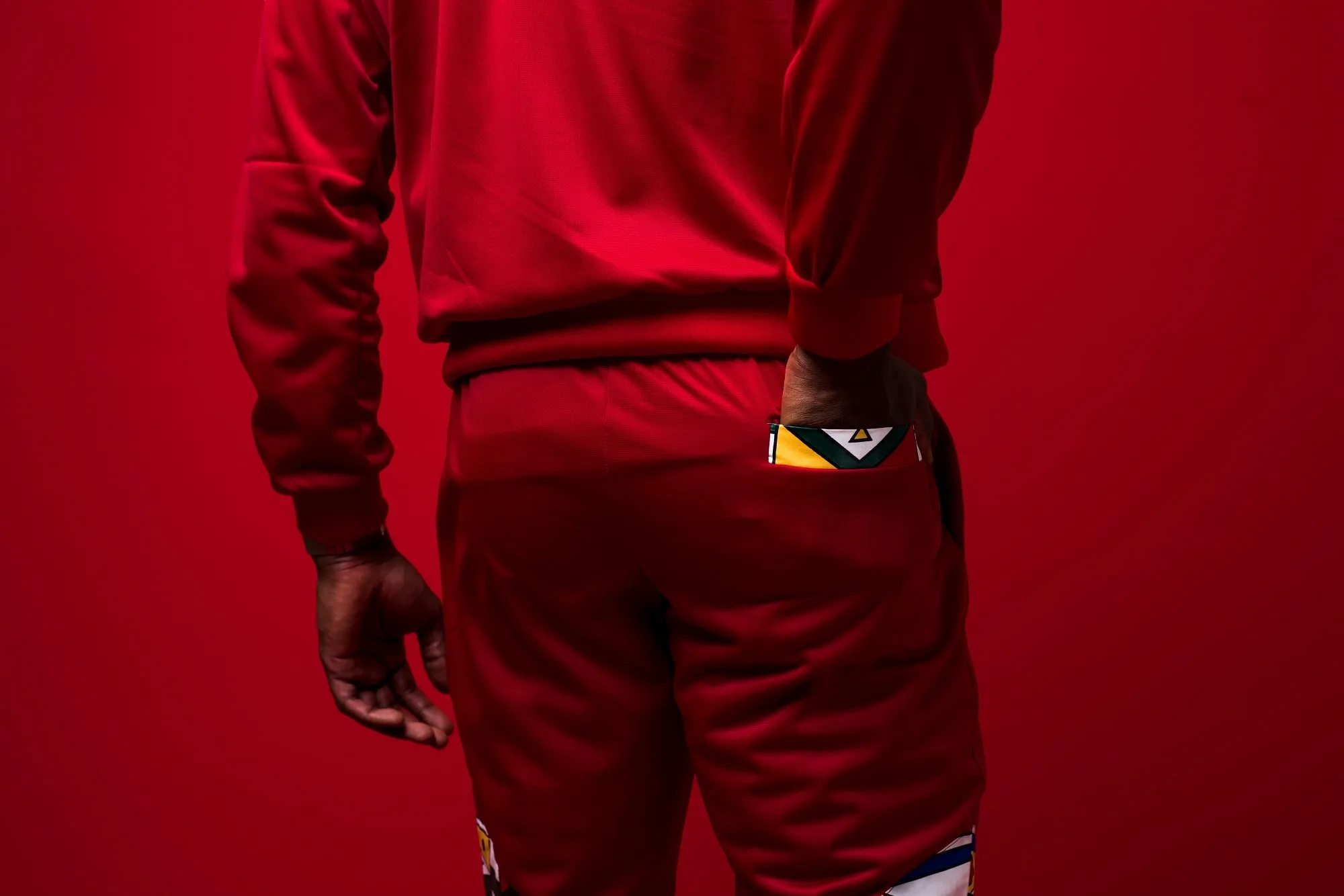 Mens -  Mehluli Red Tracksuit Set.2