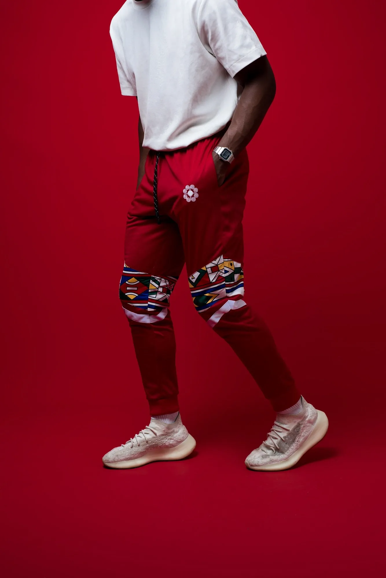 Mens -  Mehluli Red Tracksuit Set