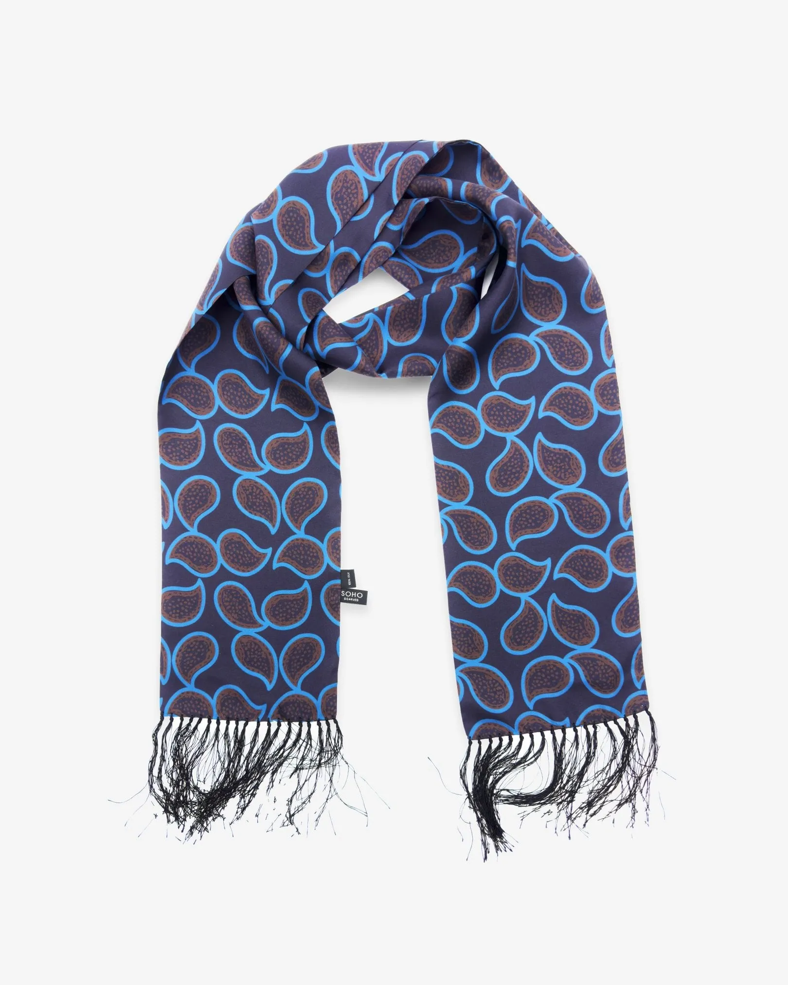 Men's Silk Aviator Scarf - The Kent Aviator