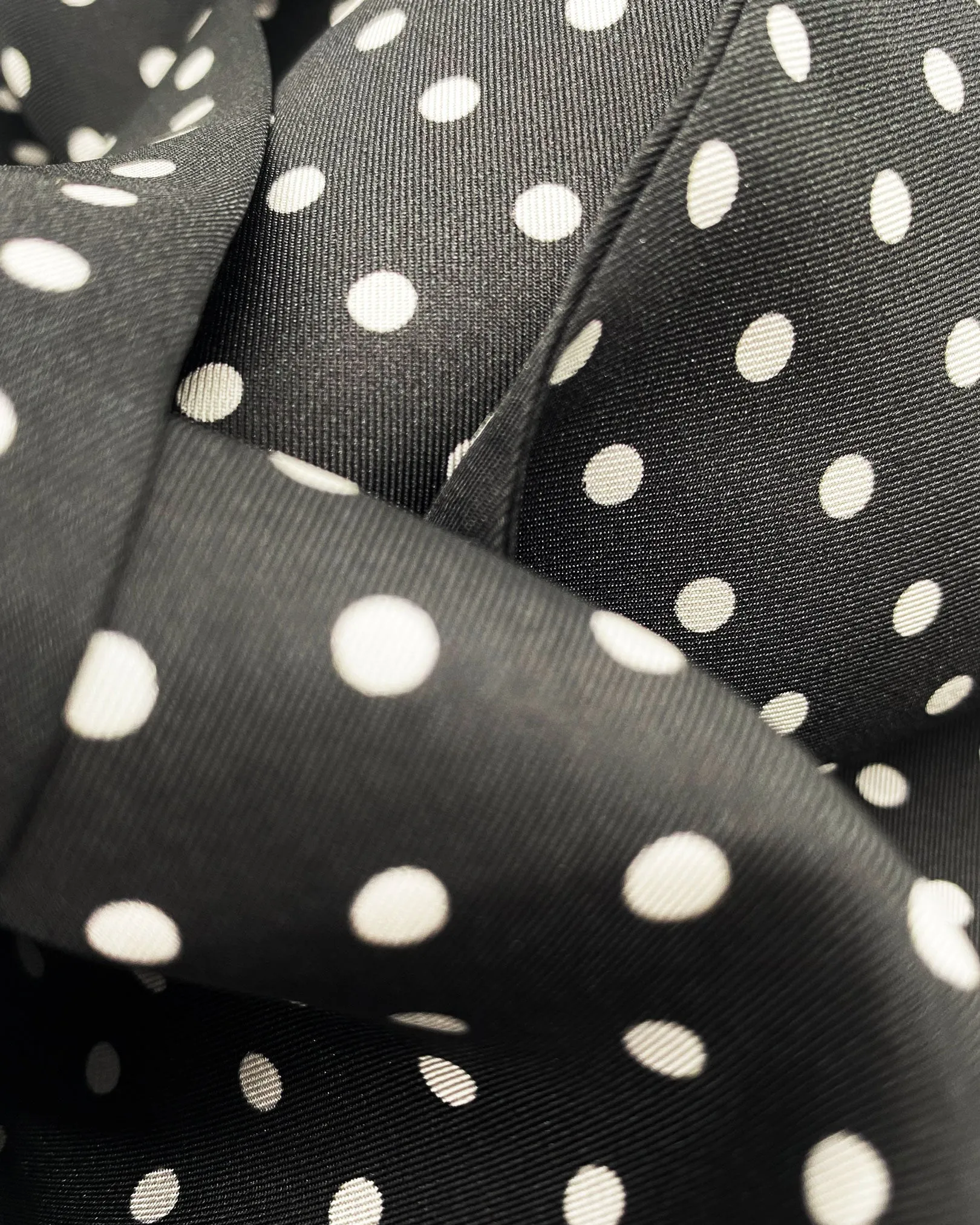 Men's Silk Polka Dot Scarf - The Shinagawa