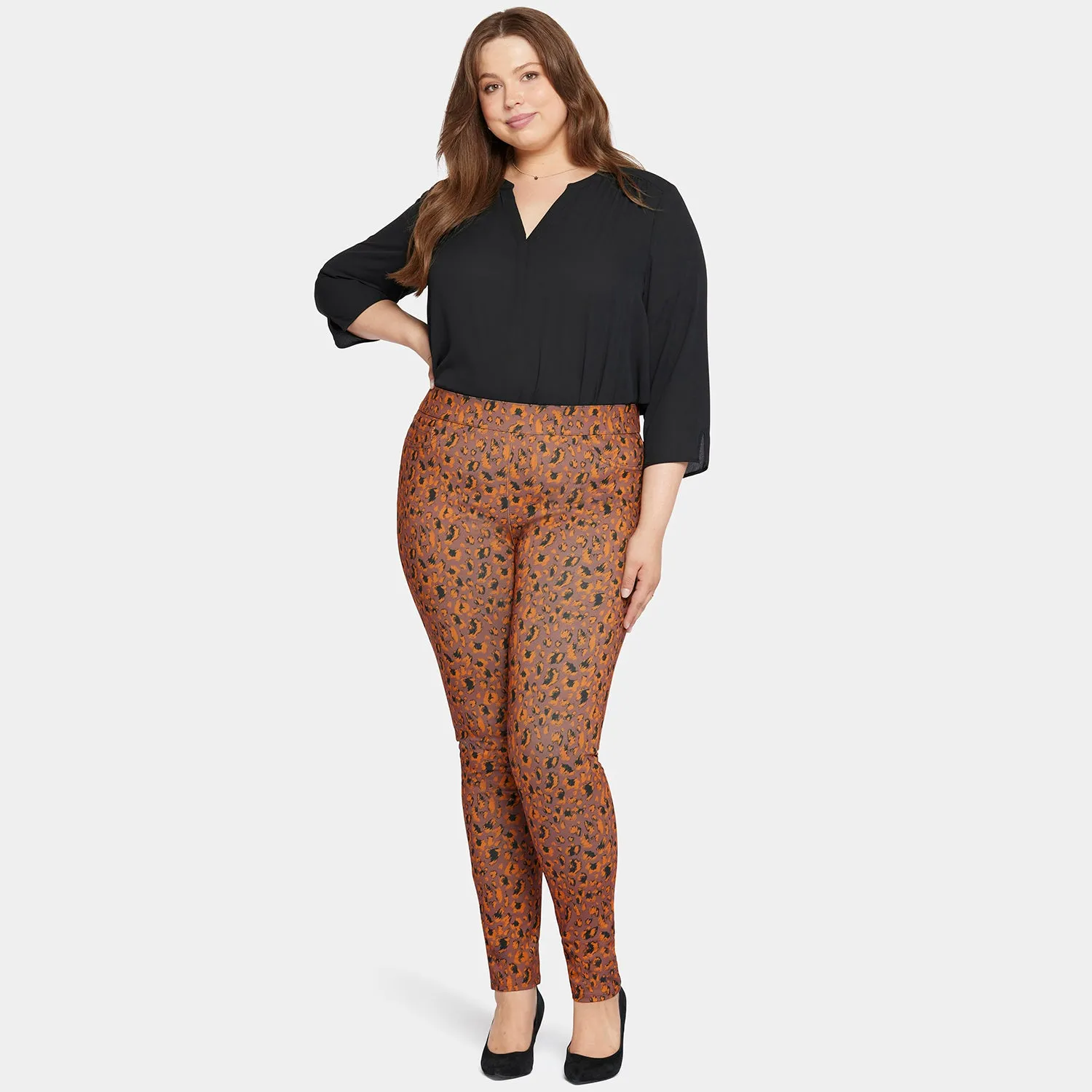 Modern Legging Pants In Plus Size - Caramel Cat