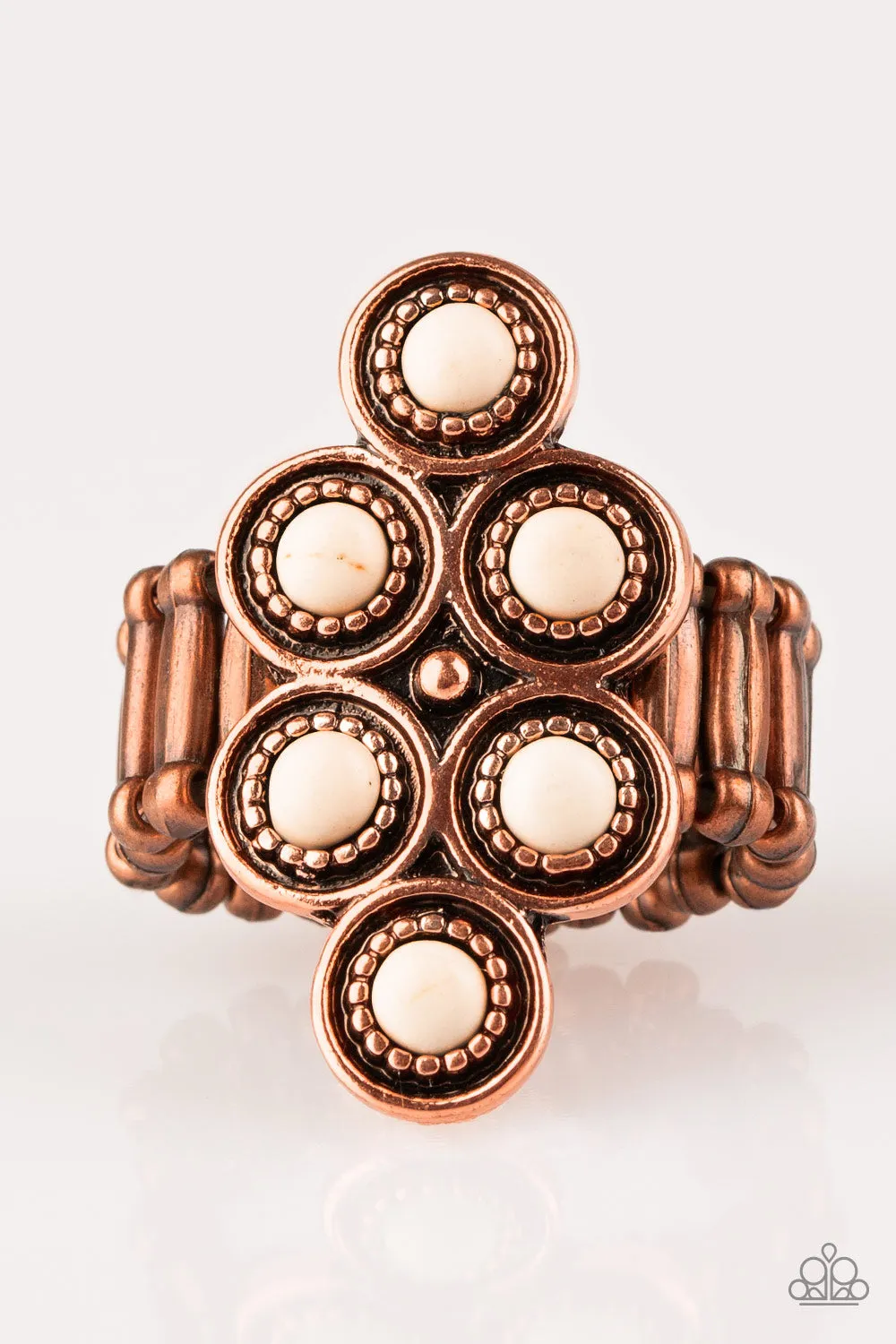 Paparazzi Accessories  - River Rock Rhythm - Copper Ring