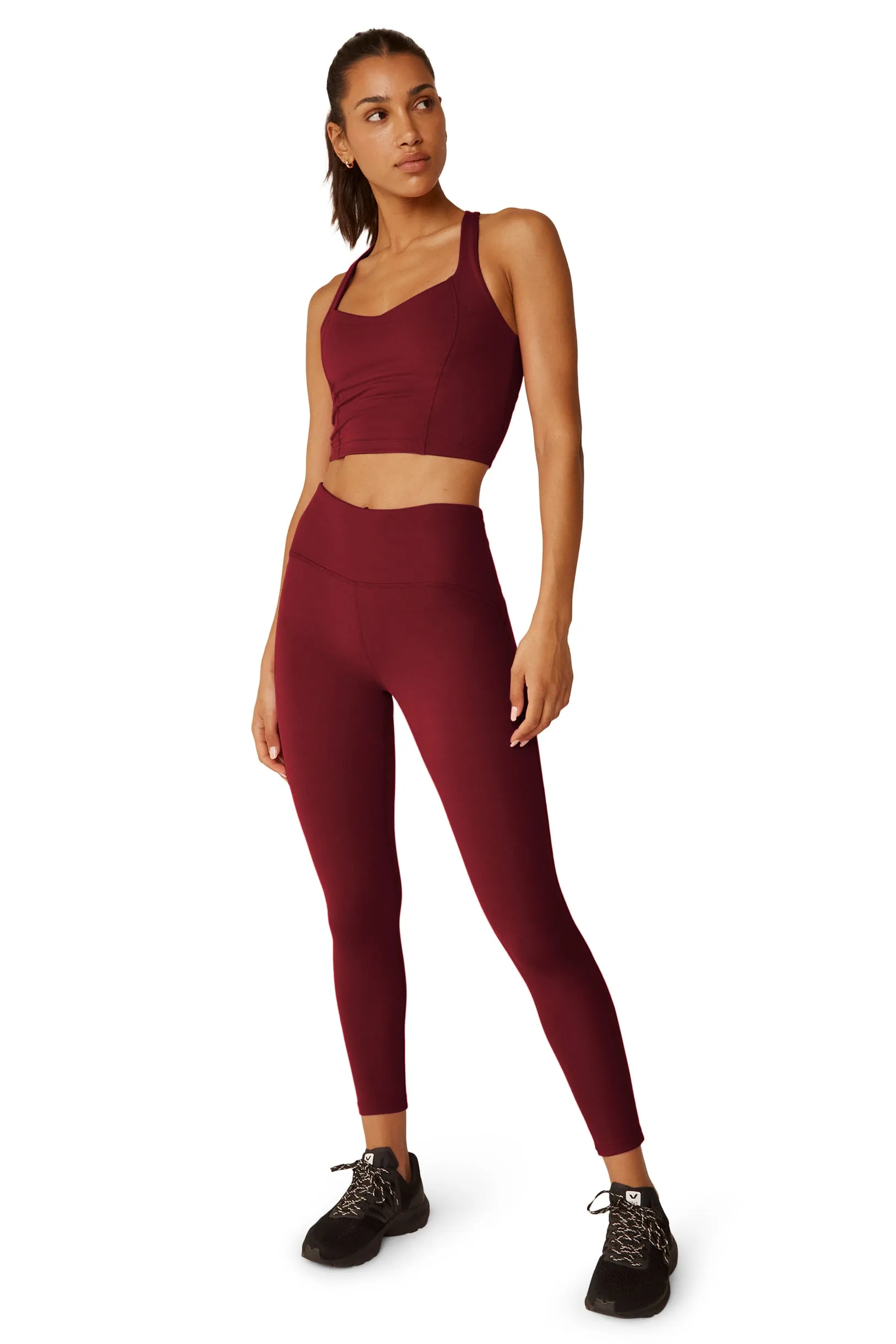 POWERBEYOND STRIVE MIDI LEGGING CALIFORNIA MERLOT