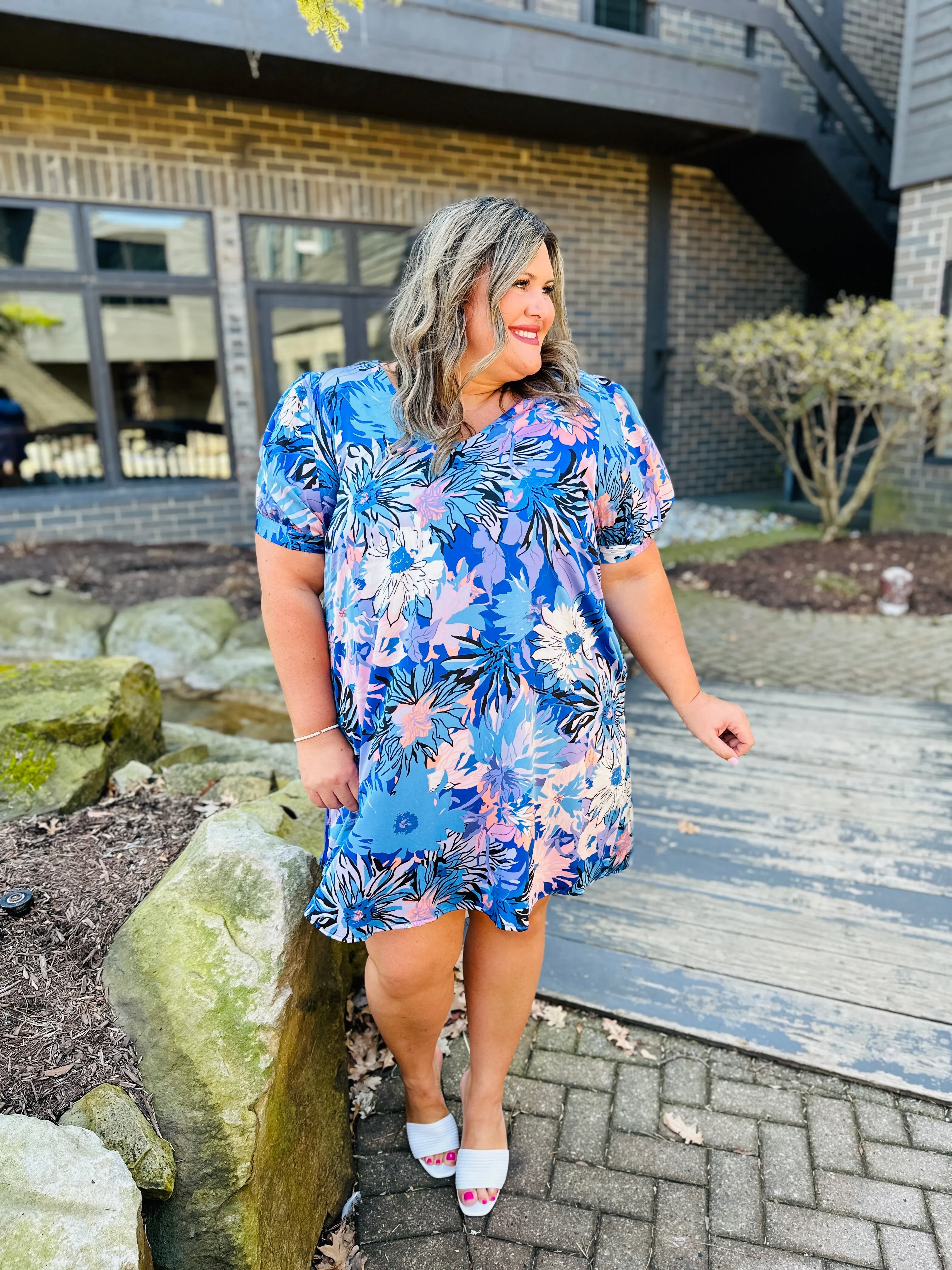 REG/CURVY Out Of The Blue Dress