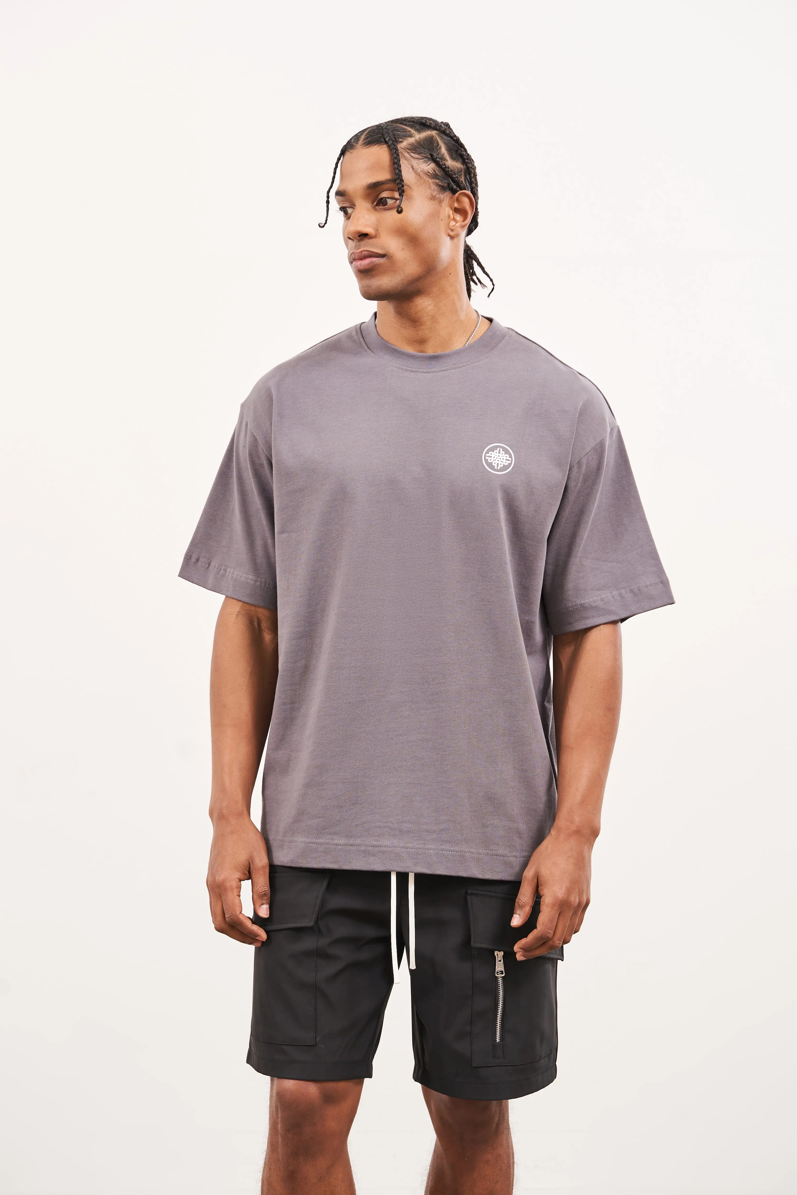 SEASON 24 RELAXED FIT T-SHIRT - CHARCOAL