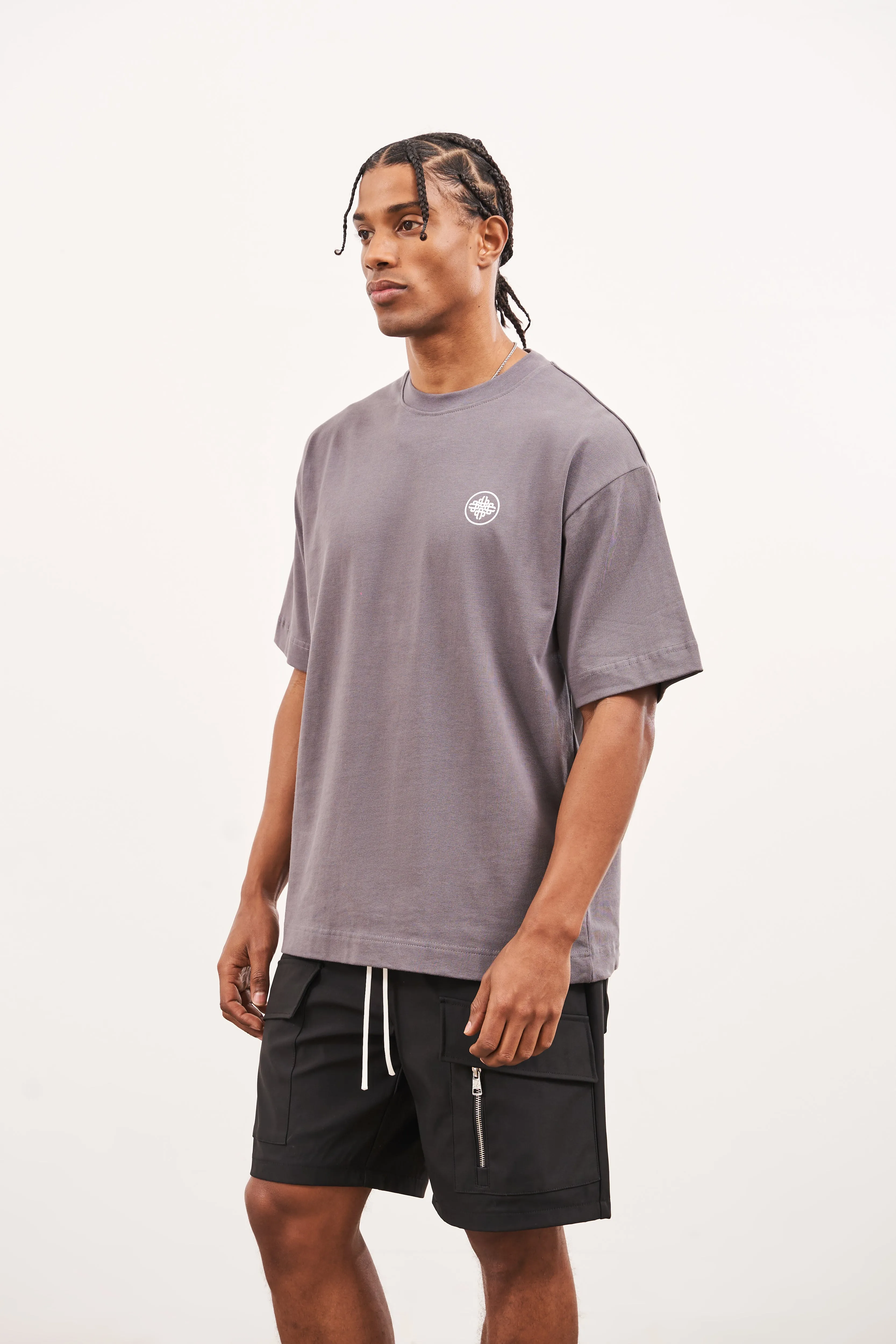 SEASON 24 RELAXED FIT T-SHIRT - CHARCOAL