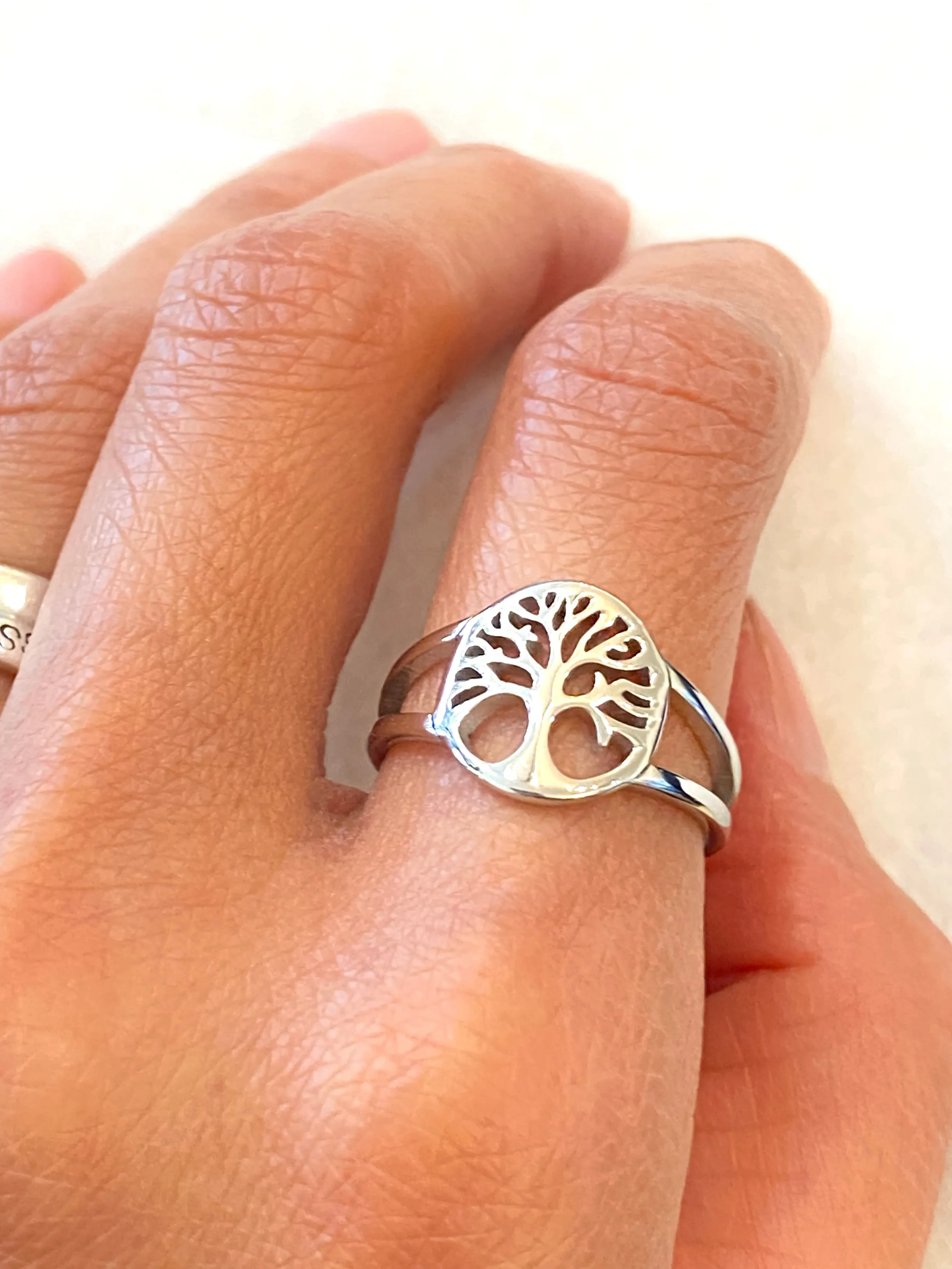 Tree of Life Silver Ring