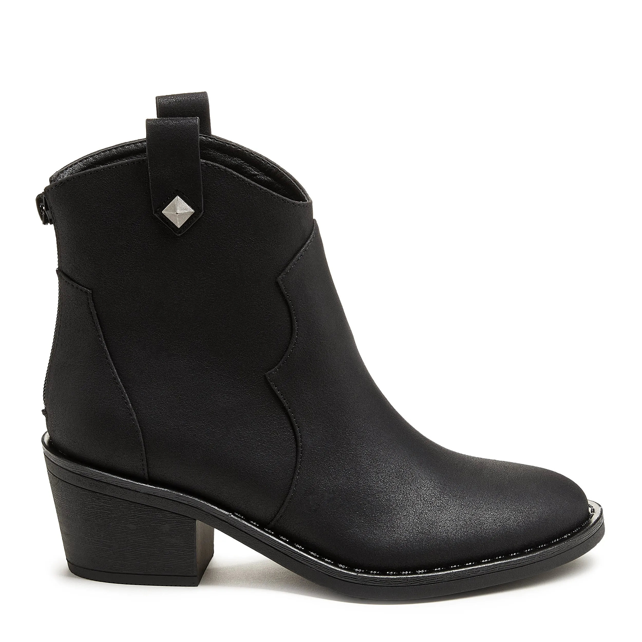 Yolanda Black Western Bootie