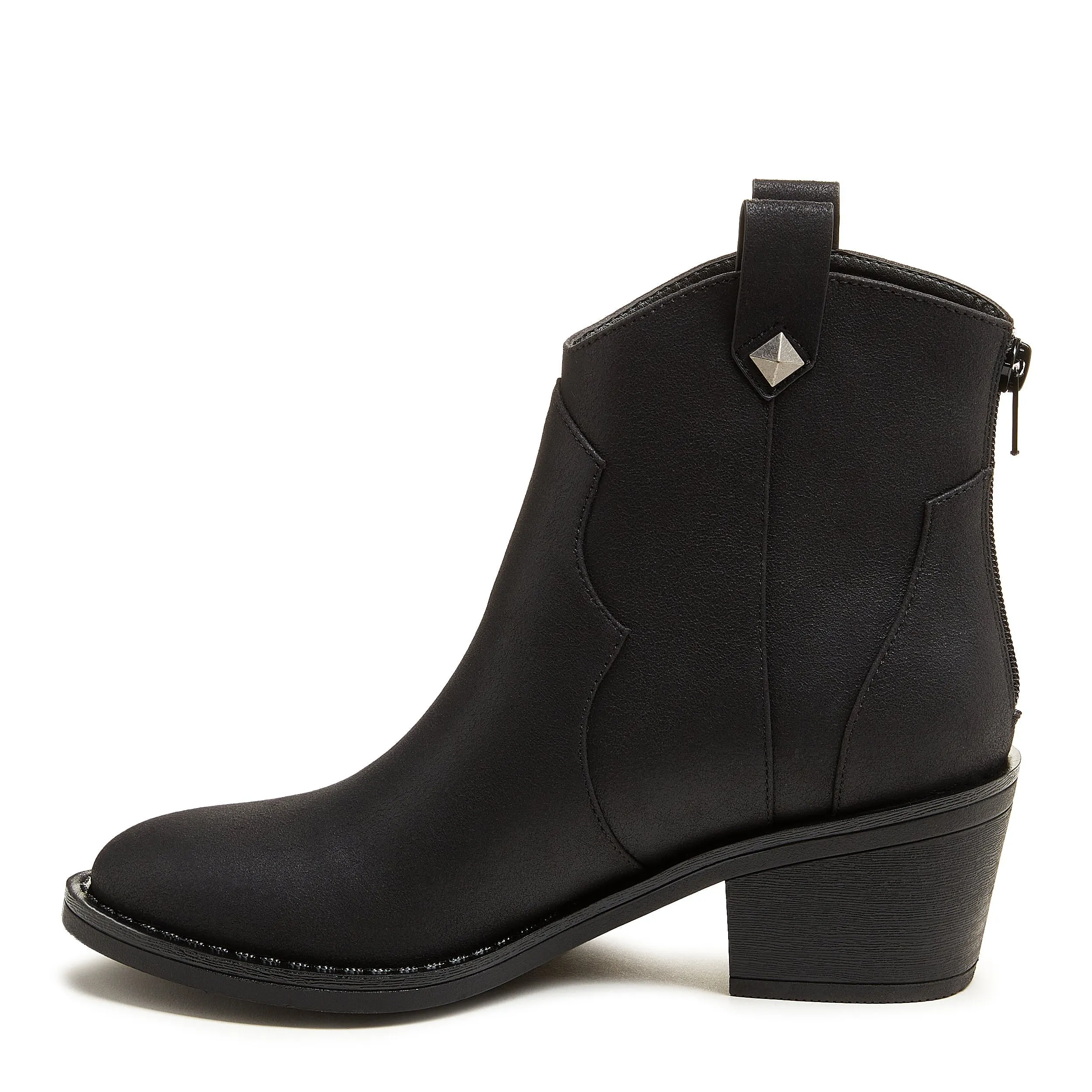 Yolanda Black Western Bootie