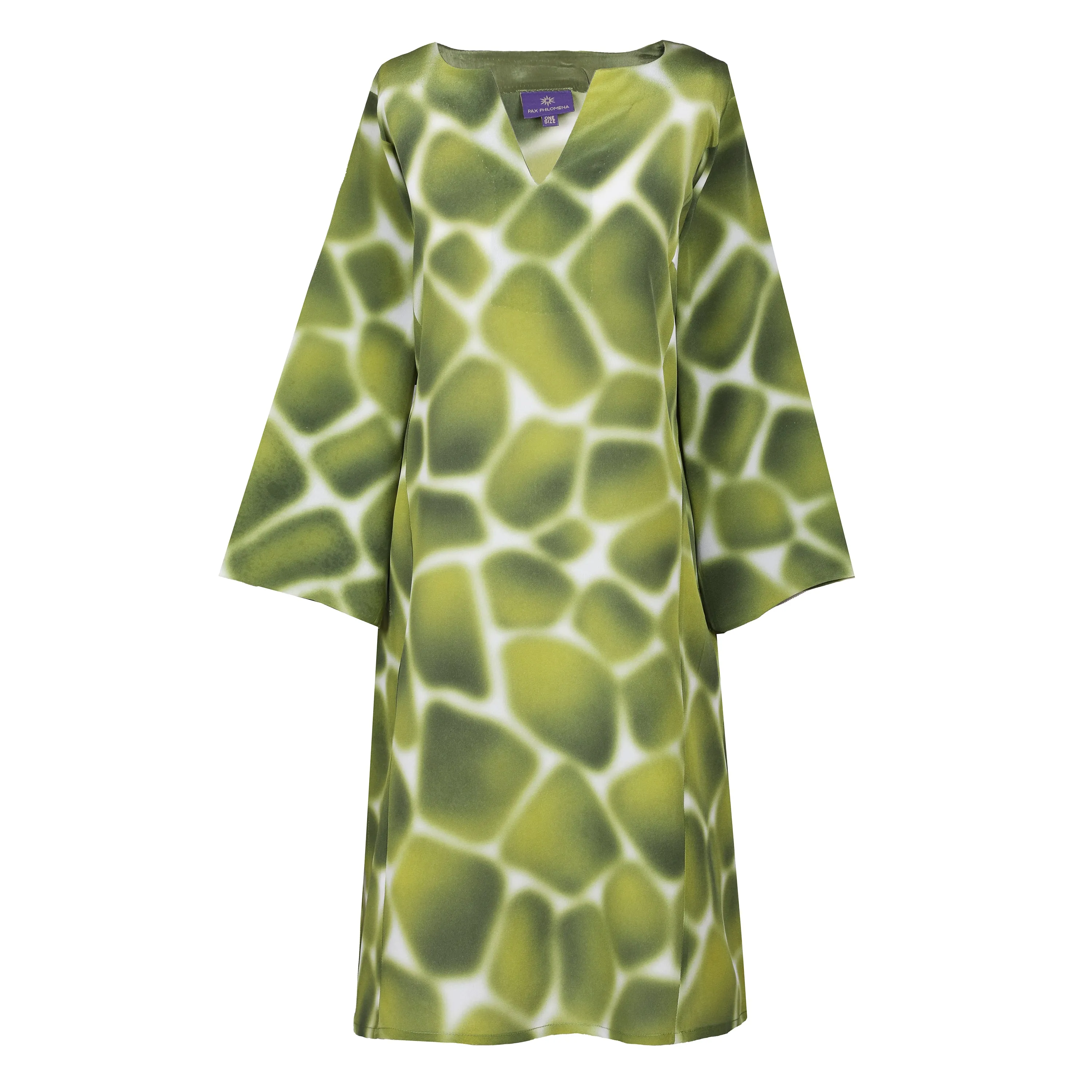 Zirafa Oliva Italian Silk Tunic